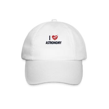 J’adore Astronomie Astronomie Photographe Starry Sky - Casquette classique - blanc/blanc - Devant
