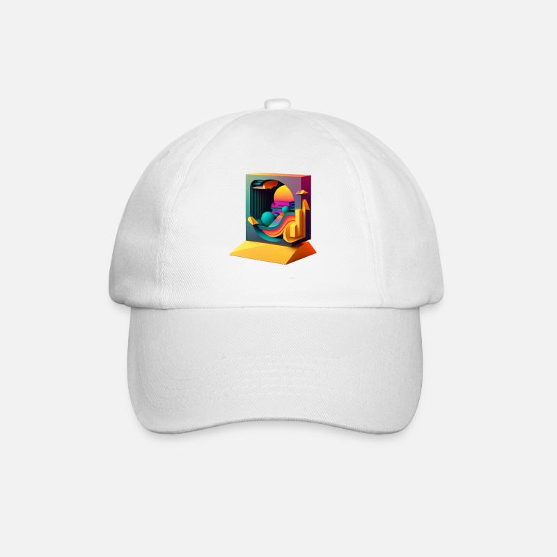 ..3D - Casquette classique - blanc/blanc