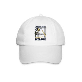 Choose Your Weapon Tadpole Tree Frog Toad - Baseball Cap - white/white - Front