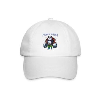 Fitness Training Pompes Panda Deadlift Fitness - Casquette classique - blanc/blanc - Devant
