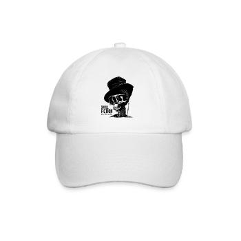 Skull Fiction Totenkopf Schädel - Casquette classique - blanc/blanc - Devant