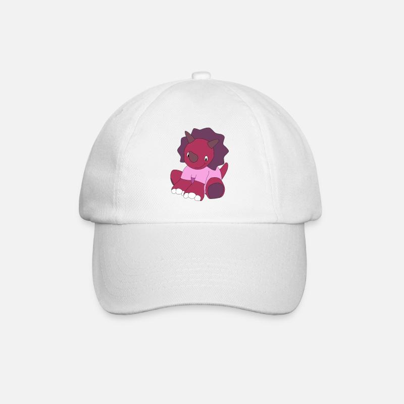 Tricératops - Casquette classique - blanc/blanc