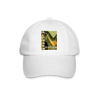 ALPHORN BLÄSERIN - Baseballkappe - Weiß/Weiß - Vorne