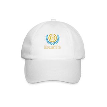 Darts Sport Club, Dartboard, Pfeil Sport Darts - Baseball Cap - white/white - Front