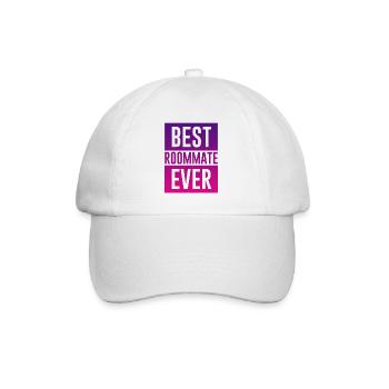 Best Roommate Ever 3 - Baseball Cap - white/white - Front