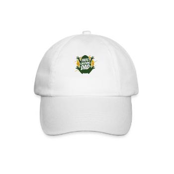 Frog Catching Dad Tadpole Tree Frog Toad - Baseball Cap - white/white - Front