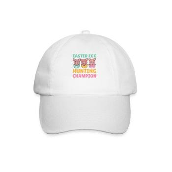 cochons doux à Pâques avec œufs de Pâques porc - Casquette classique - blanc/blanc - Devant