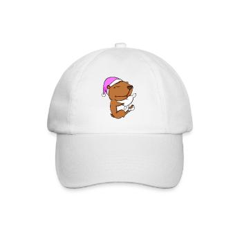 Capybara Wasserschwein - Casquette classique - blanc/blanc - Devant