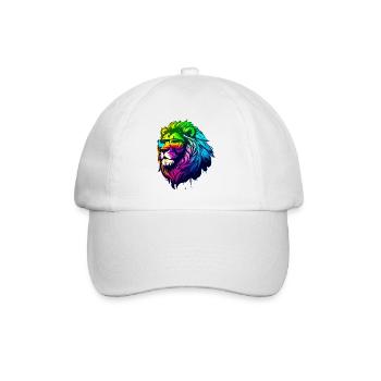 Lion à lunette - Casquette classique - blanc/blanc - Devant