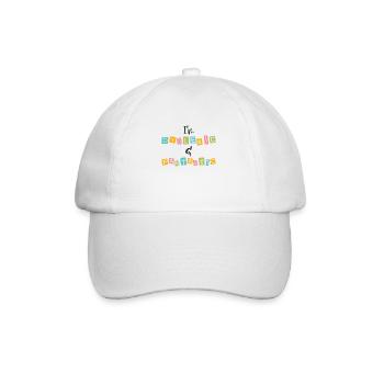 Dyslexia Awareness Colorful Learning Disability - Baseball Cap - white/white - Front