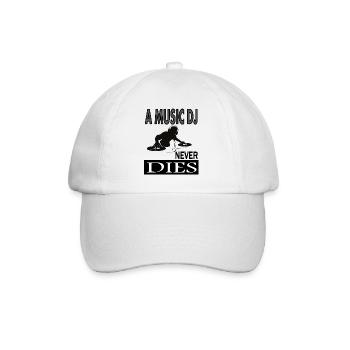 Music Dj Play Music Listen to Music Gift Idea - Baseball Cap - white/white - Front