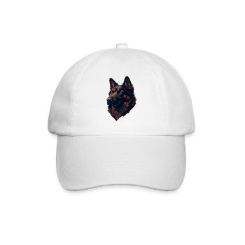 HUNDE DESIGN I HUNDELIEBHABER - Baseballkappe - Weiß/Weiß - Vorne