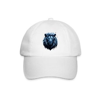 WILDES LÖWENDESIGN - Baseballkappe - Weiß/Weiß - Vorne