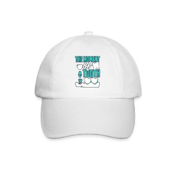 Le moment du laboratoire dentaire dentaire Laboratoire dentaire - Casquette classique - blanc/blanc - Devant