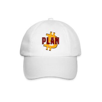 Plan B - Baseballkappe - Weiß/Weiß - Vorne