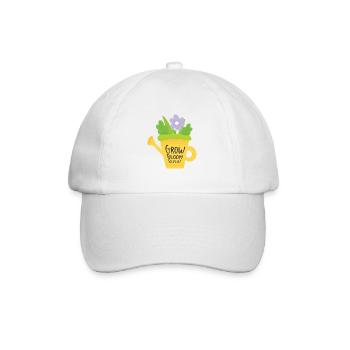 Jardinage Fleuriste Fleurs Plantes Fleurs - Casquette classique - blanc/blanc - Devant