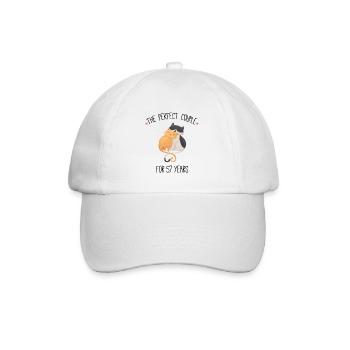 The Perfect Couple For 57 Years Wedding - Baseball Cap - white/white - Front