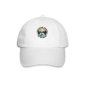 KAYAKS CANOE RAFTING BOAT Kayaking water-paddle - Baseball Cap - white/white - Front