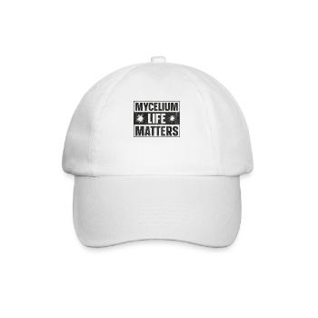 Mycélium Life Matters Chasse aux champignons - Casquette classique - blanc/blanc - Devant