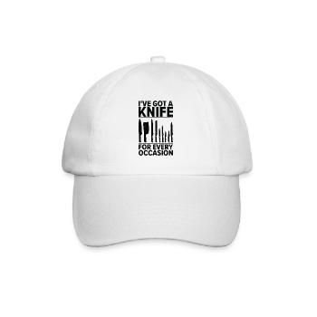 Couteaux collecteurs de couteaux - Casquette classique - blanc/blanc - Devant