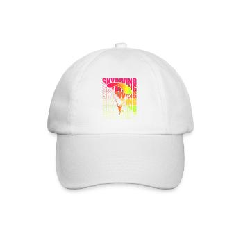 Skydive Freefly Fallschirmspringer Shirt Skydiving - Baseball Cap - white/white - Front