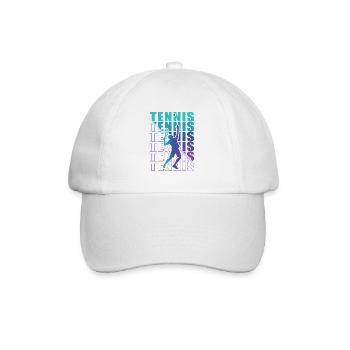 Vêtements pour joueurs de tennis Tennis Femmes Filles - Casquette classique - blanc/blanc - Devant