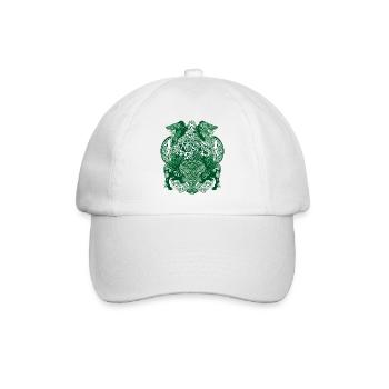 Irische Folklore 3 - Baseballkappe - Weiß/Weiß - Vorne