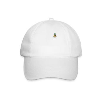 Pineapple Gangster Mafia Kawaii Design Pocket - Baseball Cap - white/white - Front