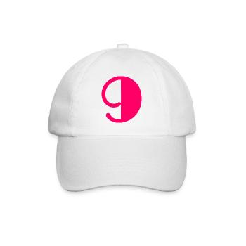 9. ALLES GUTE ZUM GEBURTSTAG. ALLES GUTE ZUM GEBURTSTAG! - Baseballkappe - Weiß/Weiß - Vorne