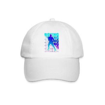 Boxen Arts Martiaux Boxe Box Club Boxeur - Casquette classique - blanc/blanc - Devant
