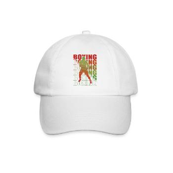 Boxen Arts Martiaux Boxe Box Club Boxeur - Casquette classique - blanc/blanc - Devant