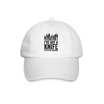 Couteaux collecteurs de couteaux - Casquette classique - blanc/blanc - Devant