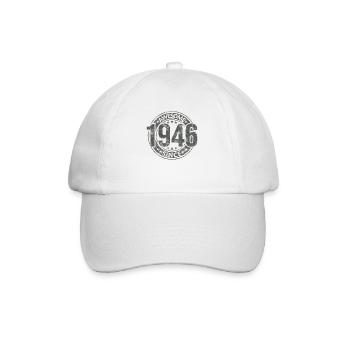 Awesome Since Vintage 1946 Retro Birthday - Baseball Cap - white/white - Front