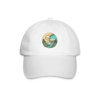 wonderful nature - Baseball Cap - white/white - Front