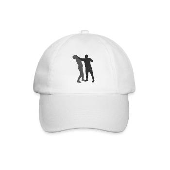 Israelischer Kampfsport Krav Maga - Baseballkappe - Weiß/Weiß - Vorne