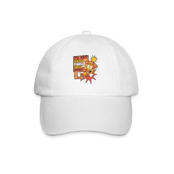 Je suis juste ici pour la recette Pizza Plateau Pizza - Casquette classique - blanc/blanc - Devant