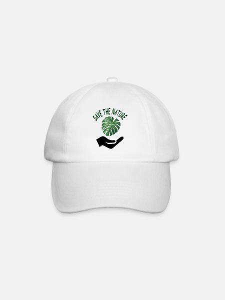 Naturschutz Naturliebhaber Natur Klima Geschenk - Baseballkasket - hvid/hvid