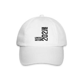 Cadeau may 2021. anniversary may 2021. Mai 2021. - Casquette classique - blanc/blanc - Devant
