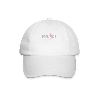 Papa 2023 chargement - Casquette classique - blanc/blanc - Devant