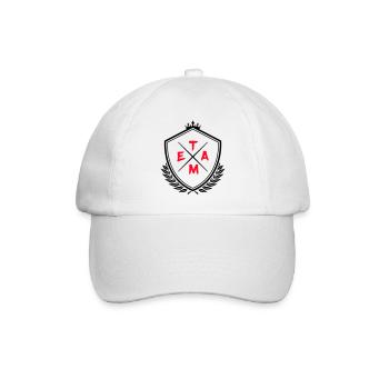 Team Coat of Arms1 - Baseball Cap - white/white - Front