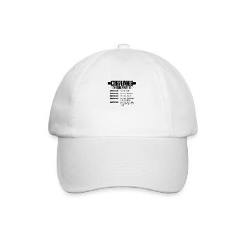 Funny Carpenter Gift Carpenter Hourly Rate - Baseball Cap - white/white - Front