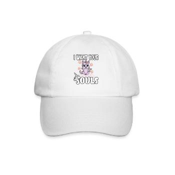 Satan Belzébuth Diable Gothique Pentagramme Mystique - Casquette classique - blanc/blanc - Devant