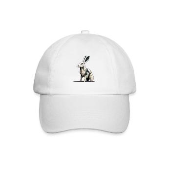 Polygon Rabbit - Baseball Cap - white/white - Front