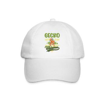 Gecko Whisperer Gecko Whisperer Leopard Gecko - Baseball Cap - white/white - Front