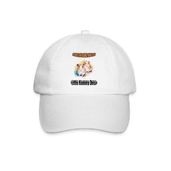 Hamster Nager Haustier Aquarell Geschenk - Baseballkappe - Weiß/Weiß - Vorne