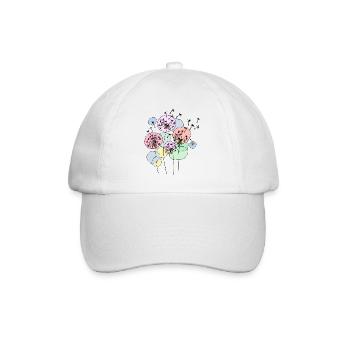 Dandelions - Baseball Cap - white/white - Front