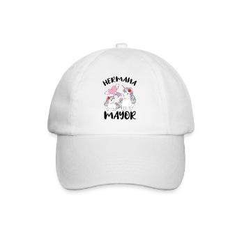 Niñas Dulce Unicornio Chica Futura Hermana Mayor - Casquette classique - blanc/blanc - Devant
