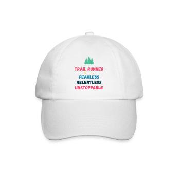 Trail Runner - Intrépide. Implacable. Imparable. - Casquette classique - blanc/blanc - Devant
