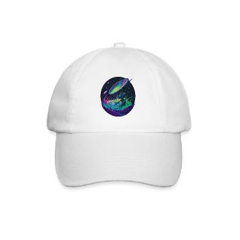 Alien Galactic DJ - Baseball Cap - white/white - Front