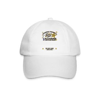 Hochzeit Zubehör Geschenkidee - Baseballkappe - Weiß/Weiß - Vorne